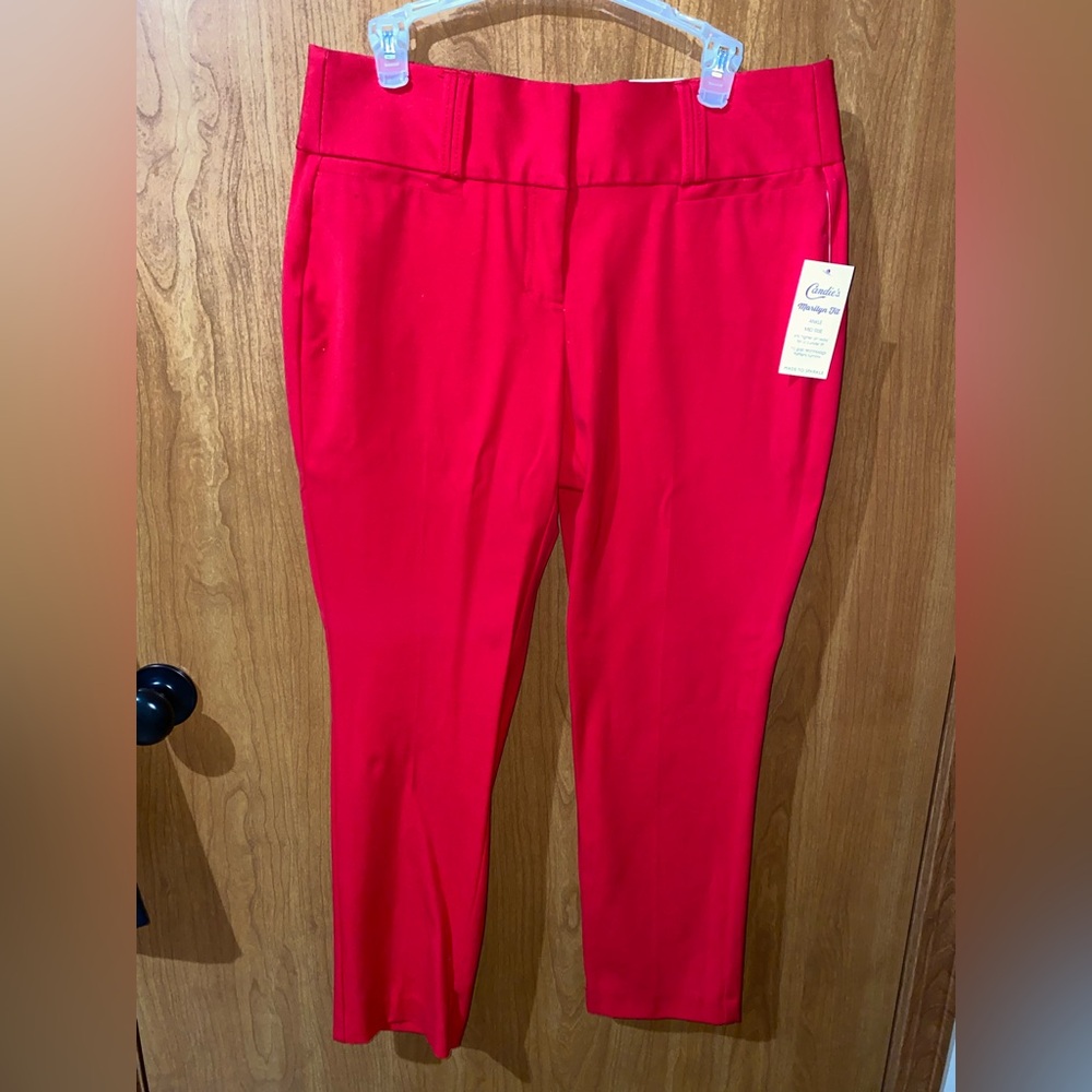 Candie's Bold Red Trousers